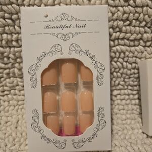 Peach Press-On Nails - Women Bath & Body